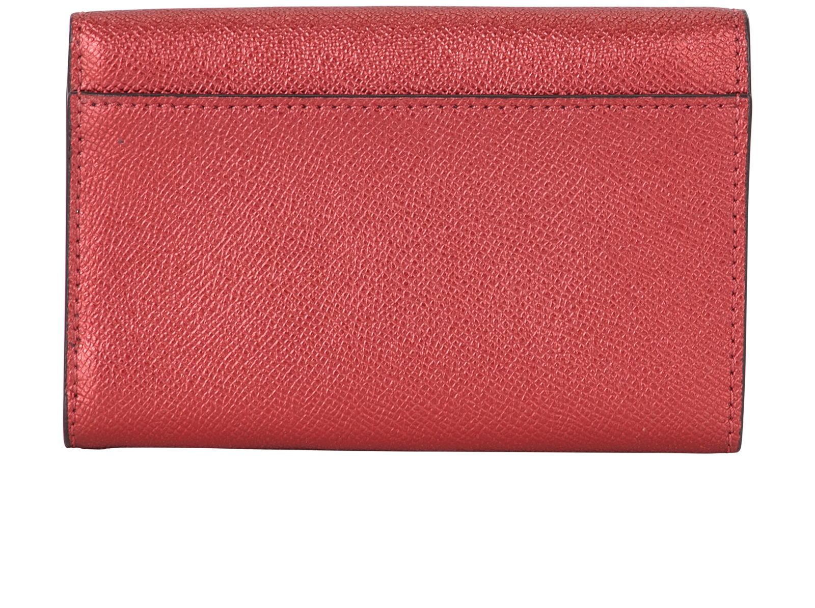 Coach Trifold Wallet, &pound;60, Accessories, Red, Leather, Back view